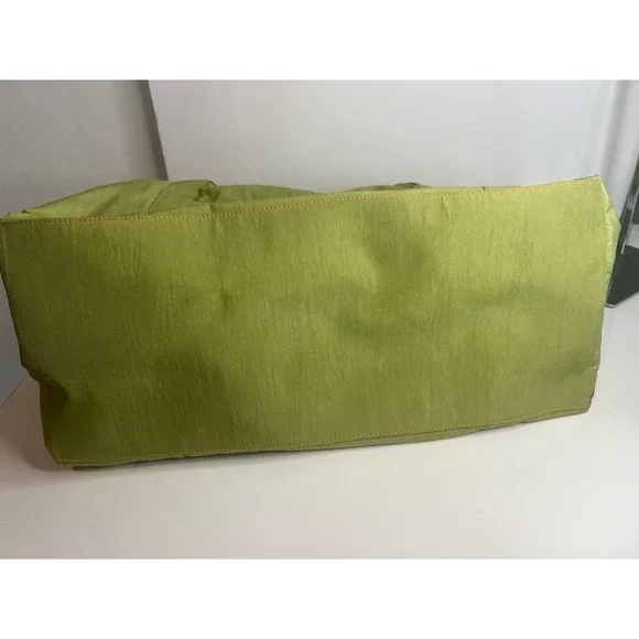 NEW Baggallini XL Hampton Bright Green/Orange Satchel Travel Gym Carry All TBag - Picture 14 of 14